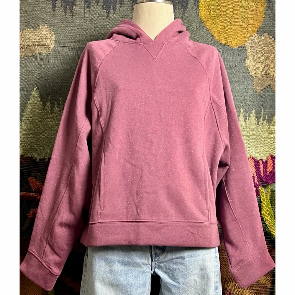 Anthropologie Daily Practice Sparkly Hoodie XXS - Picture 1 of 14
